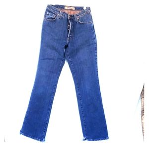 Mavi Gress Style Distressed Denim Button Fly Jeans